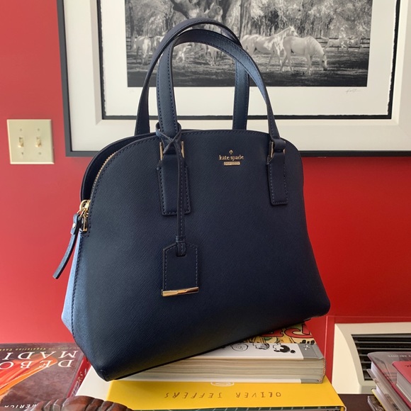 kate spade MATCHING SET! Purse & Wristlet + Wallet NWT Navy Blue - Picture 9 of 14